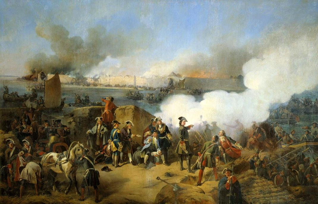 Александр Евстафиевич Коцебу. Штурм крепости Нотебург 11 октября 1702 года