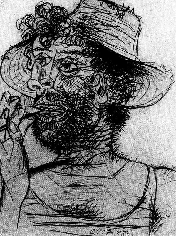 Пабло Пикассо. Мужчина с мороженым