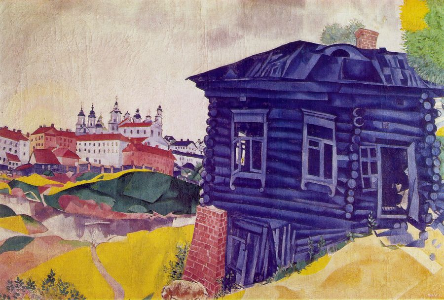 Марк Захарович Шагал. Синий дом