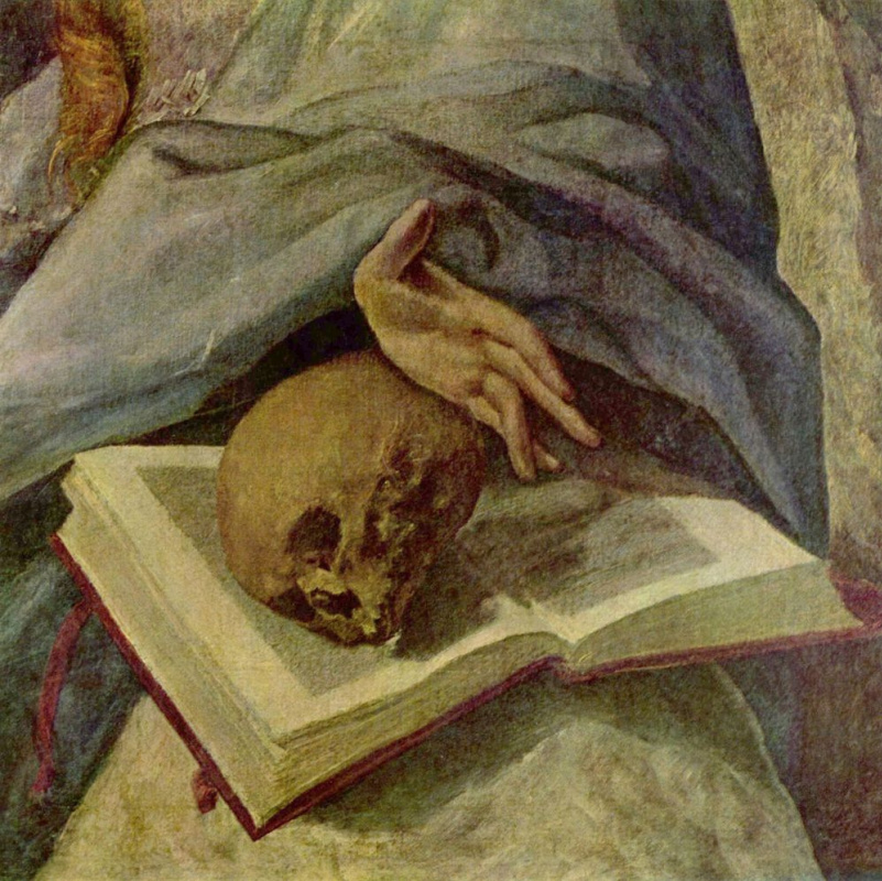Эль Греко (Доменико Теотокопули). Кающаяся Мария Магдалина (фрагмент)