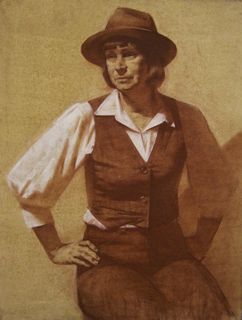 Екатерина Киселёва. Дама в шляпе