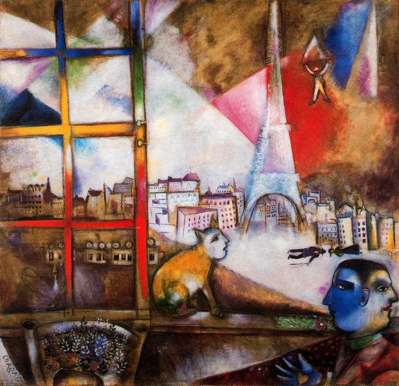 Марк Захарович Шагал. Париж через окно