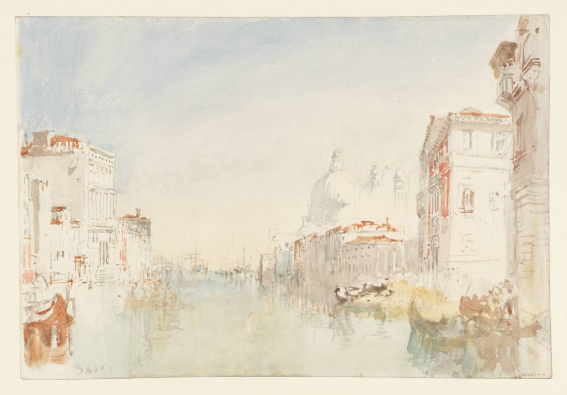 Джозеф Мэллорд Уильям Тёрнер. Венеция, вид с Гранд-канала на Палаццо Корнер делла Ка Гранде и Санта-Мария-делла-Салюте