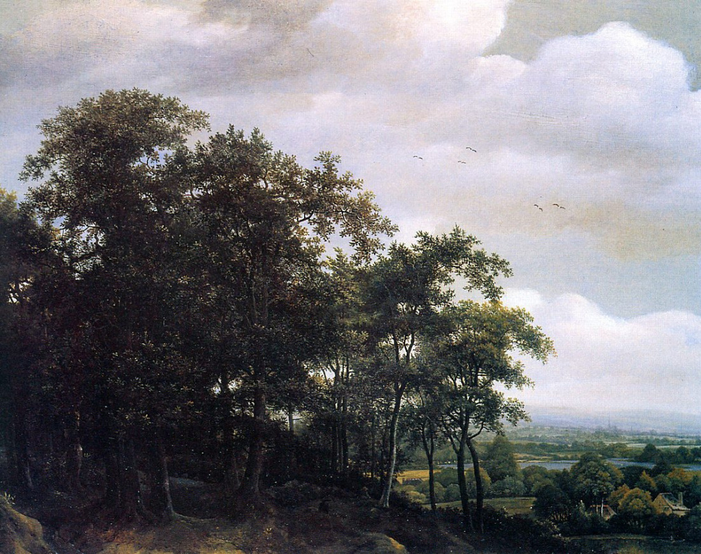 Ян де Лагур. Лесной пейзаж