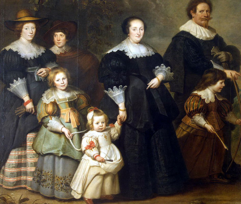 Корнелис де Вос. Автопортрет художника с женой Сюзанной и детьми