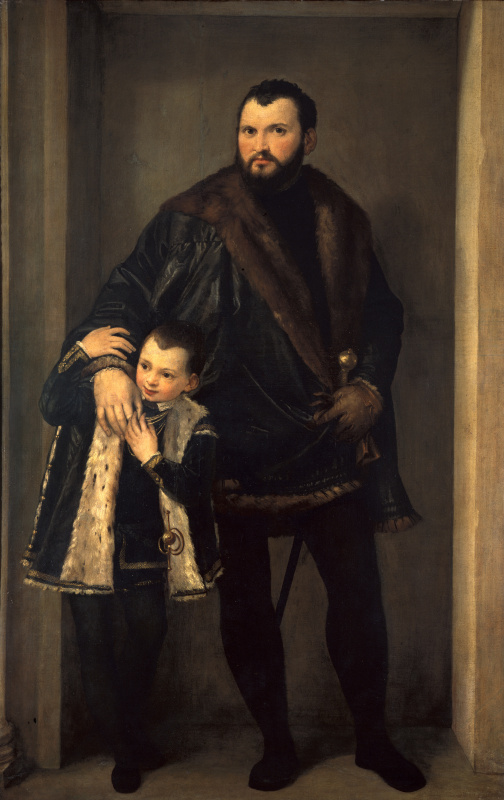 Паоло Веронезе. Портрет графа Исеппо да Порто с сыном Адрианом