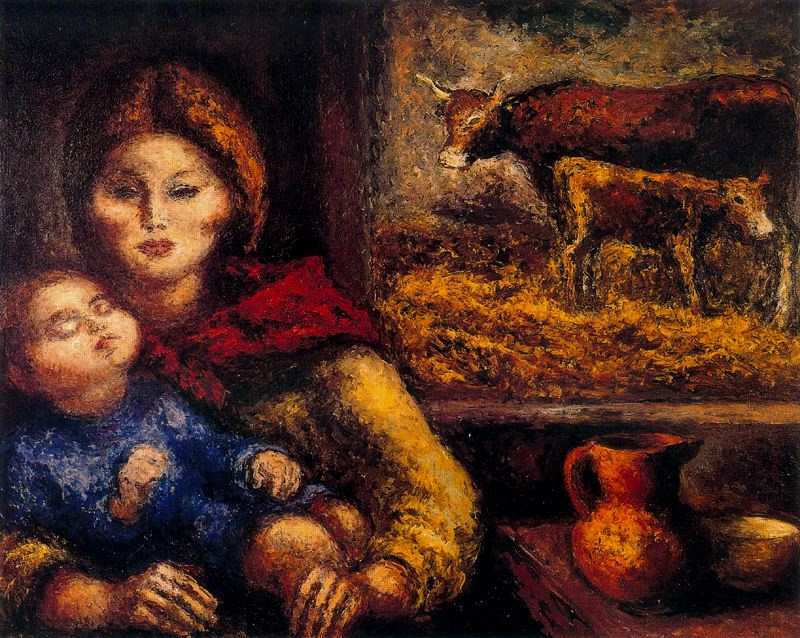 Артуро Соуто. Мать с ребенком на руках