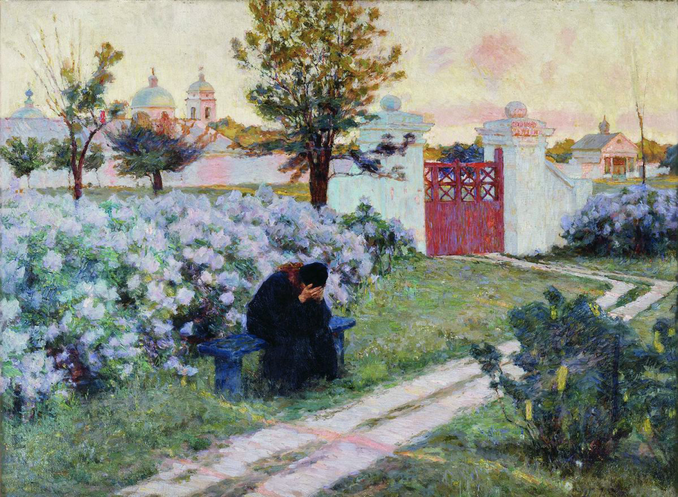 Кириак Константинович Костанди - Цветущая сирень, 1902, 93×70 см: Описание  произведения | Артхив