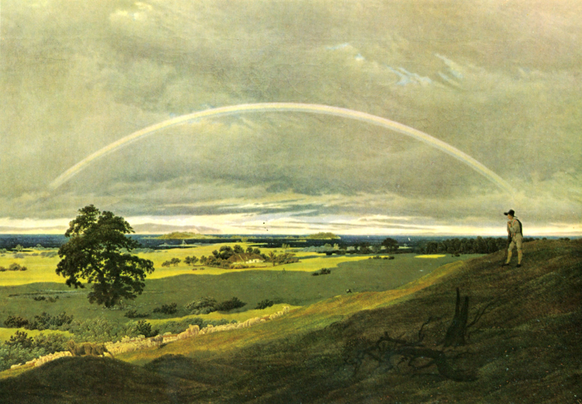 Каспар Давид Фридрих. Пейзаж с радугой