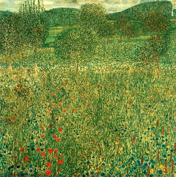 Густав Климт. Цветущие поля в Литцельберге