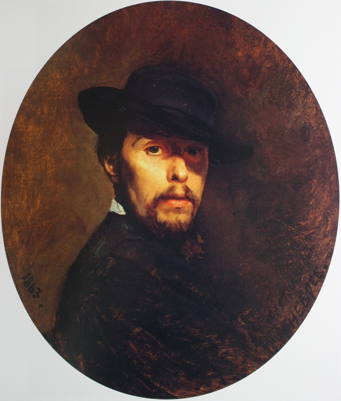 Николай Васильевич Неврев. Автопортрет. 1863