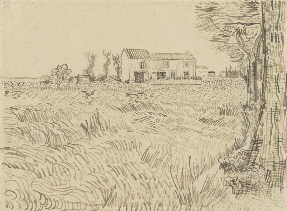 Винсент Ван Гог. Ферма в пшеничном поле