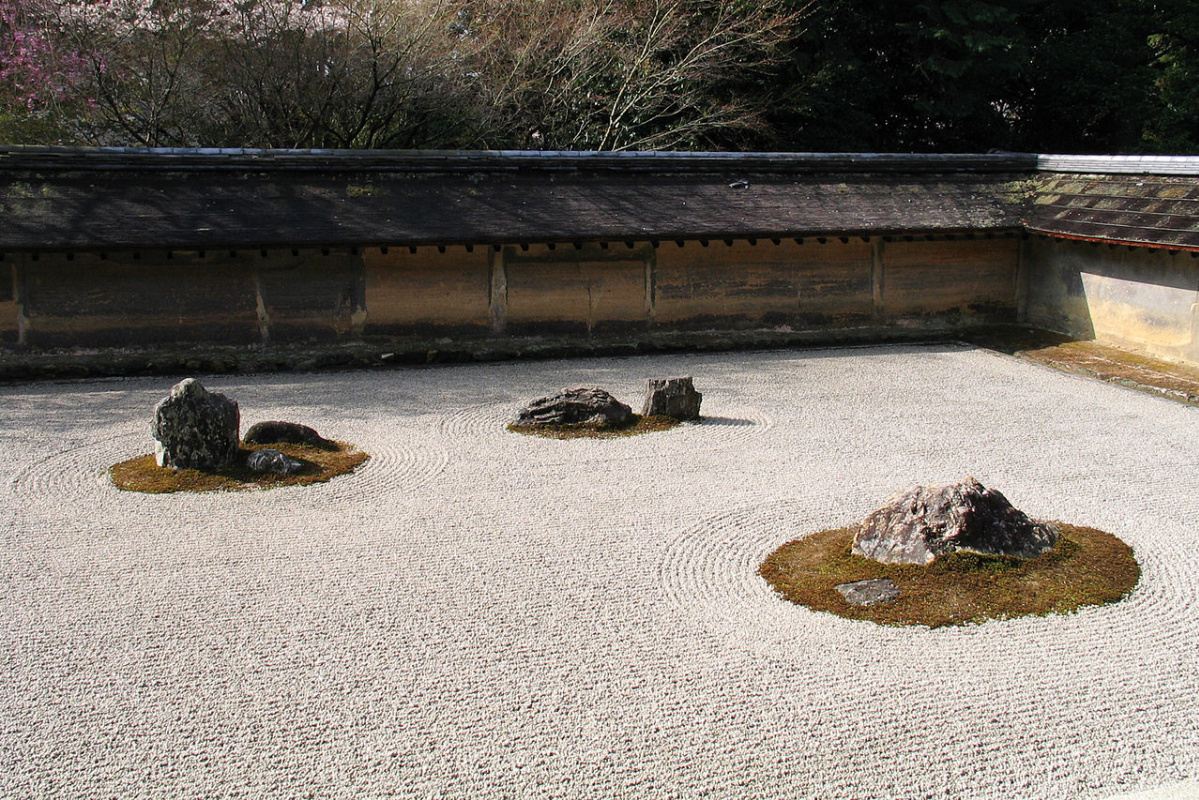 Со. Реан-дзи и сад камней в Киото