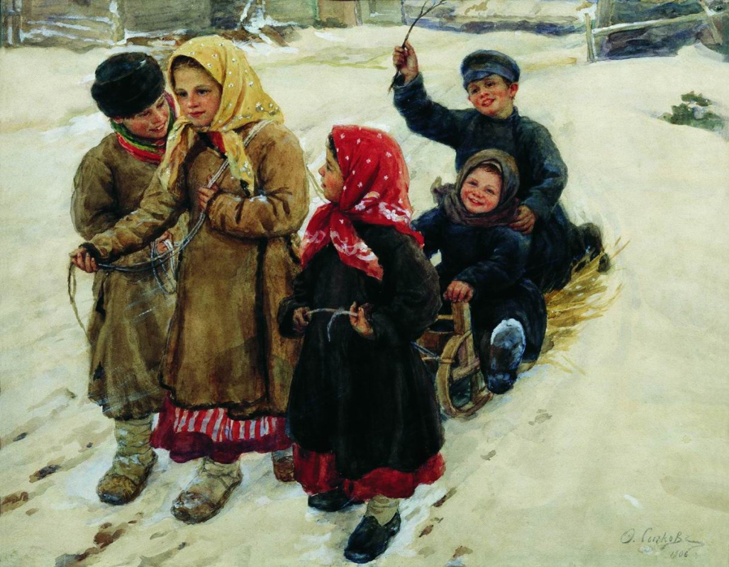 Федот Васильевич Сычков. Тройка. 1906