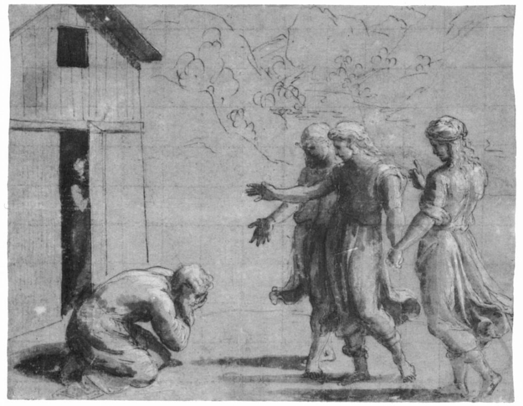 Джованни Франческо Пенни. Три ангела перед Авраамом