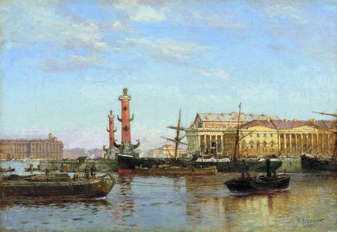 Александр Карлович Беггров. Петербург со стороны Невы. 1899