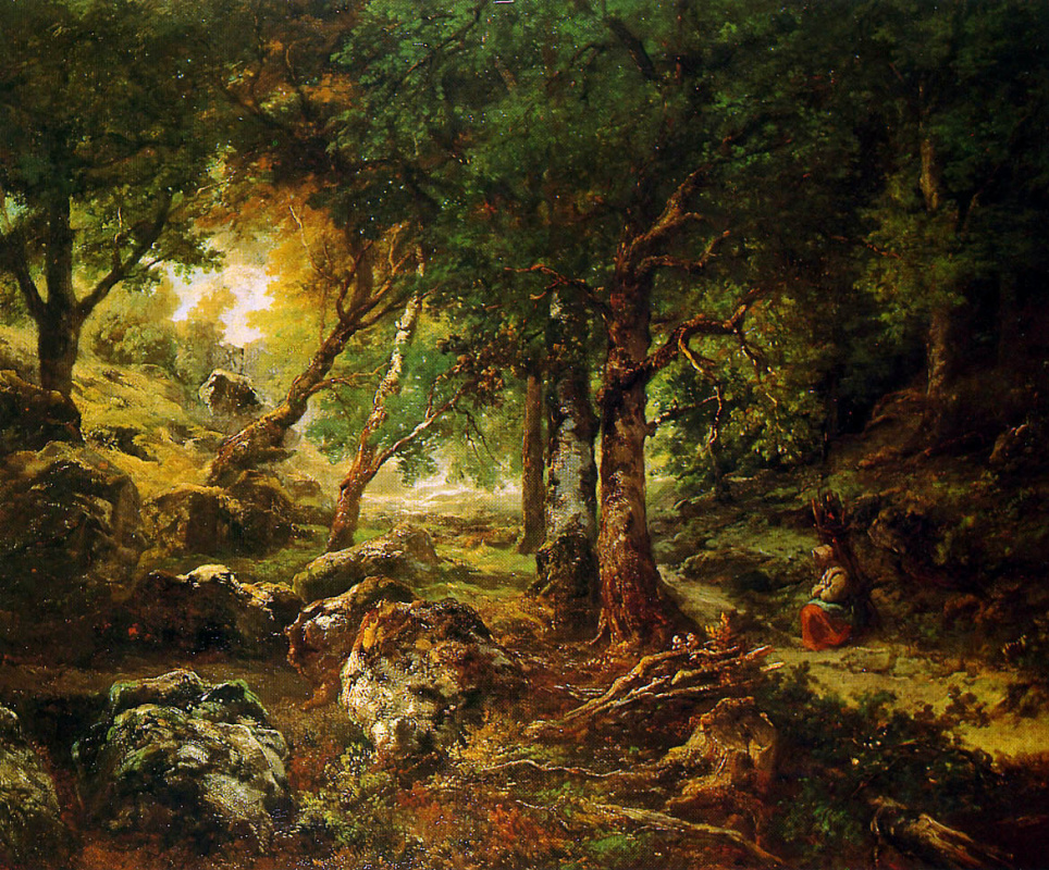 Теодор Руссо. Лесной пейзаж