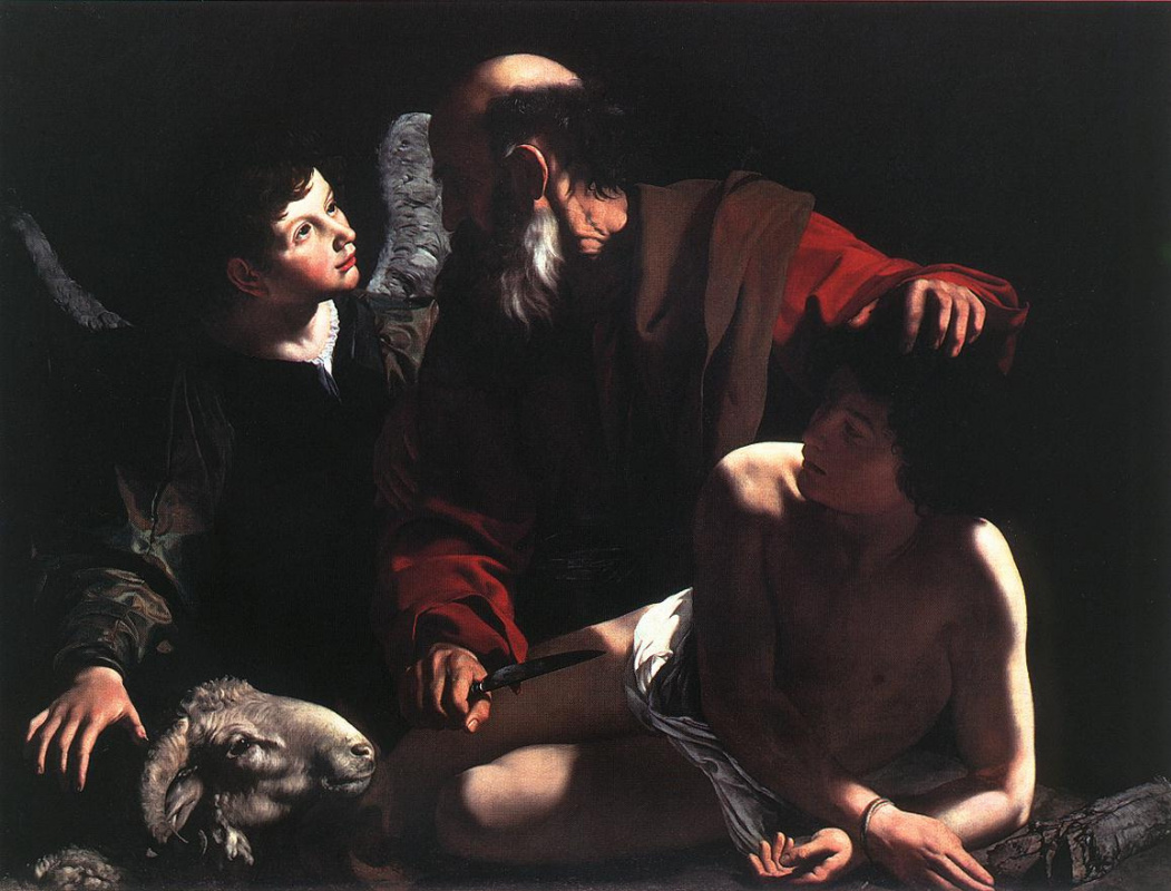 Микеланджело Меризи де Караваджо. Жертвоприношение Исаака
