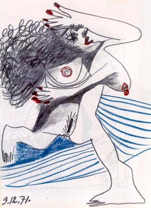 Пабло Пикассо. Обнаженная на пляже