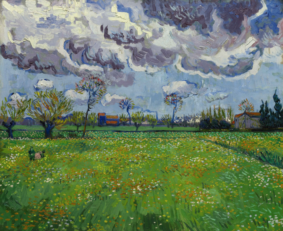 Винсент Ван Гог. Пейзаж под грозовым небом