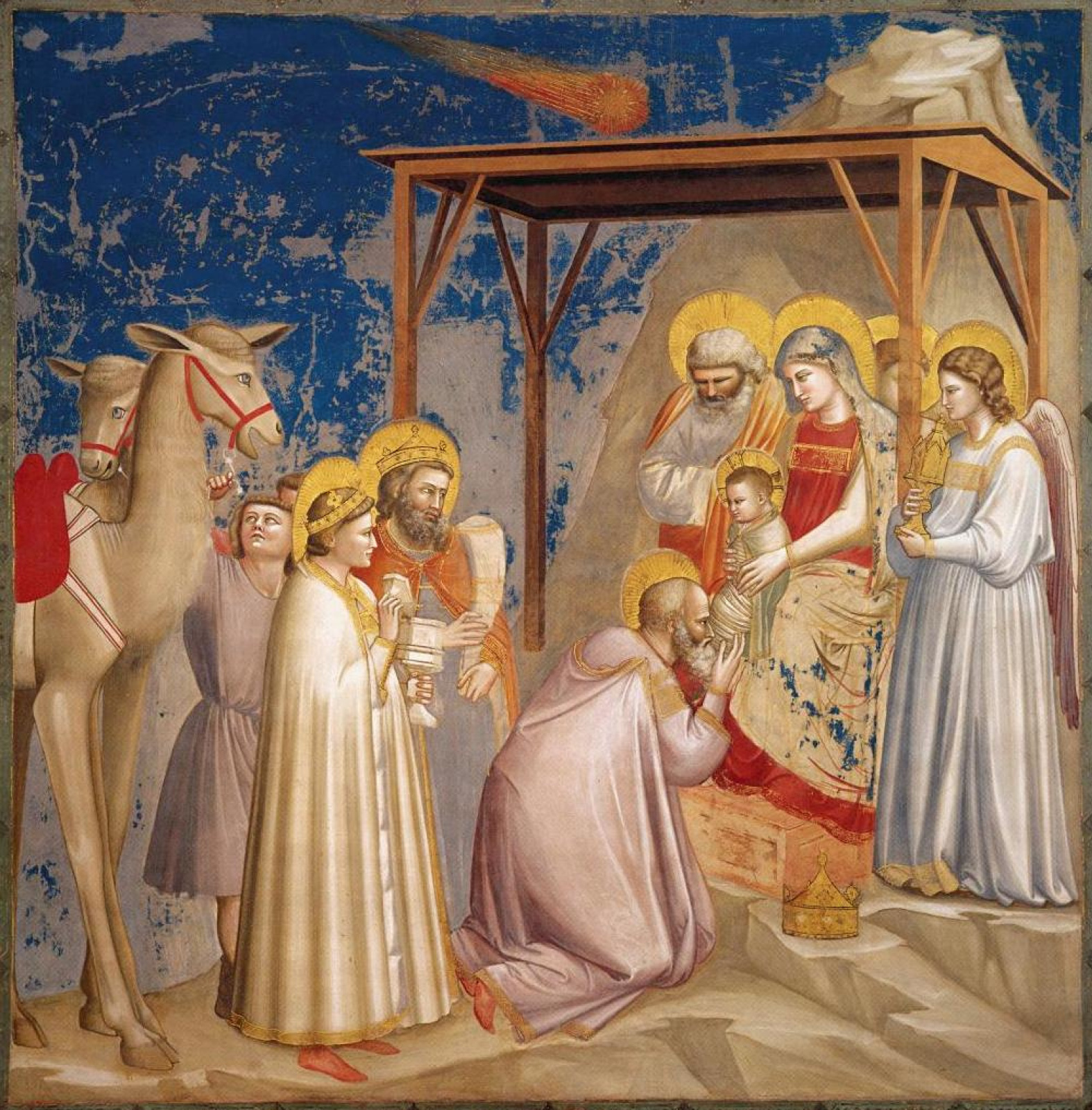 Джотто ди Бондоне. Поклонение волхвов. Сцены из жизни Христа Джотто ди Бондоне. Поклонение волхвов. Сцены из жизни Христа