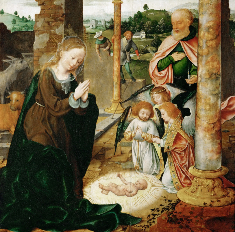 Йос ван Клеве. Рождество Христово.  около 1520