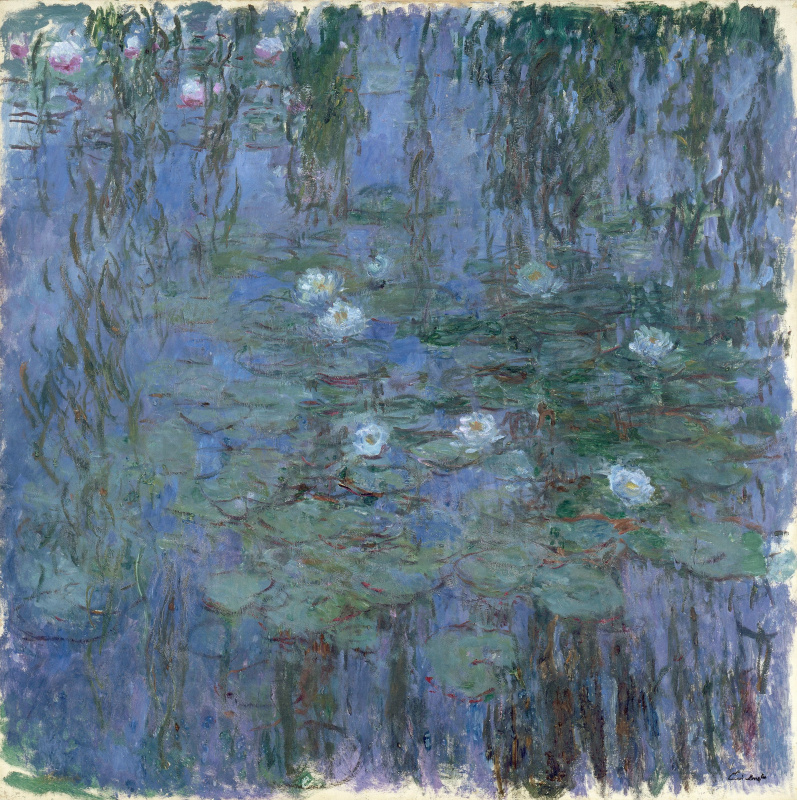 Клод Моне. Синие водяные лилии