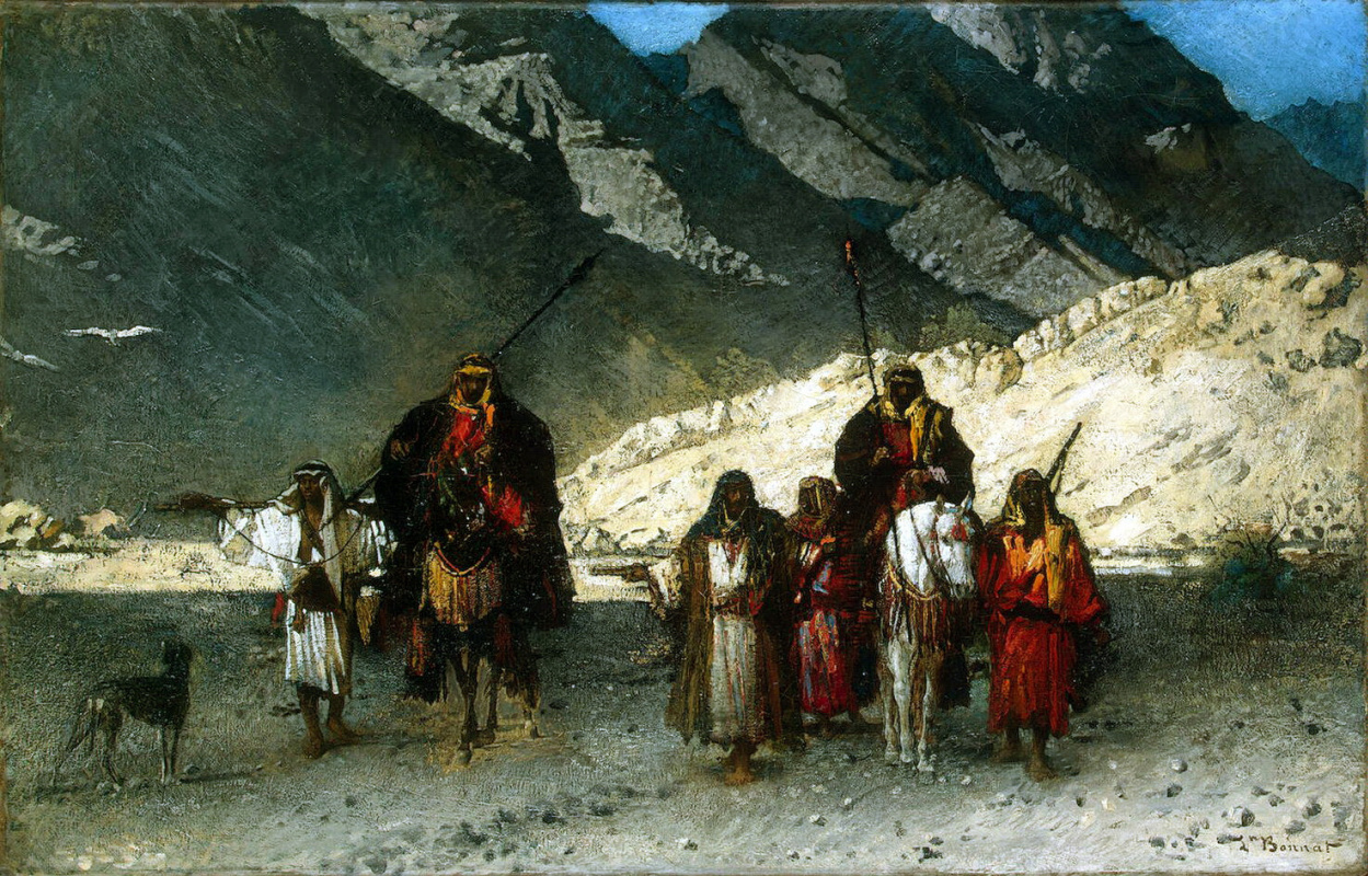 Леон Жозеф Флорантен Бонна. Арабские шейхи в горах