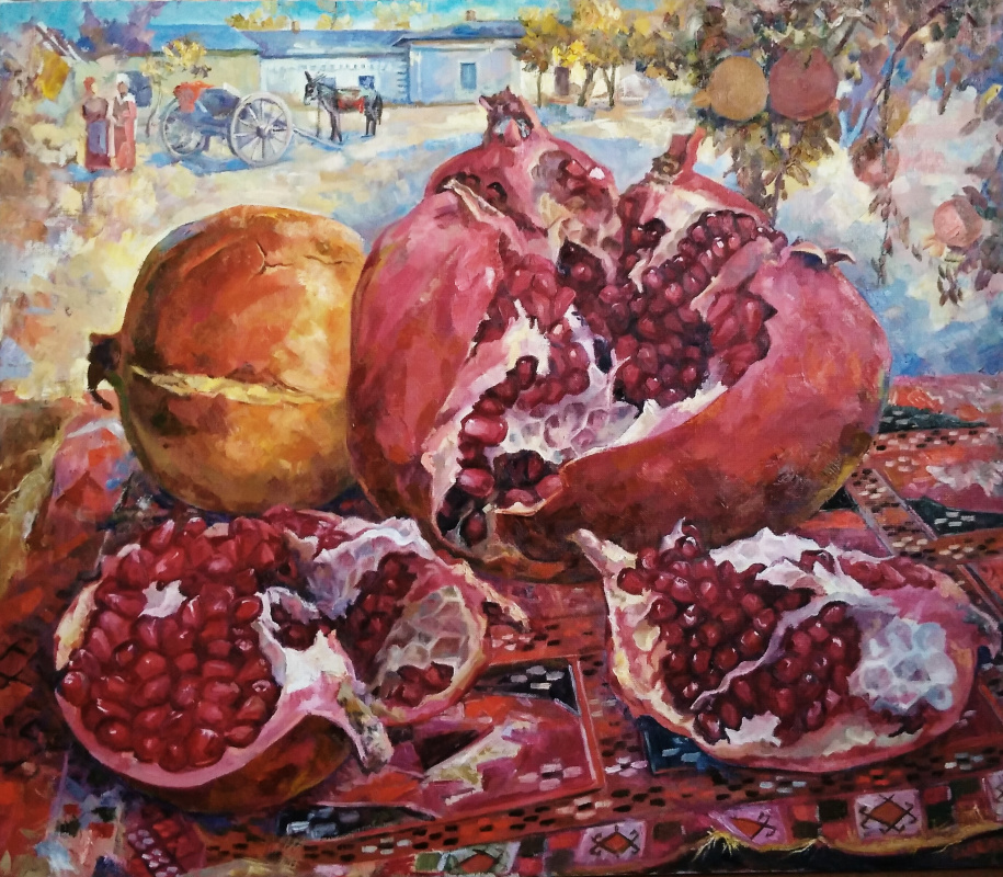 Сурай Мурадовна Акмурадова. Осенний натюрморт