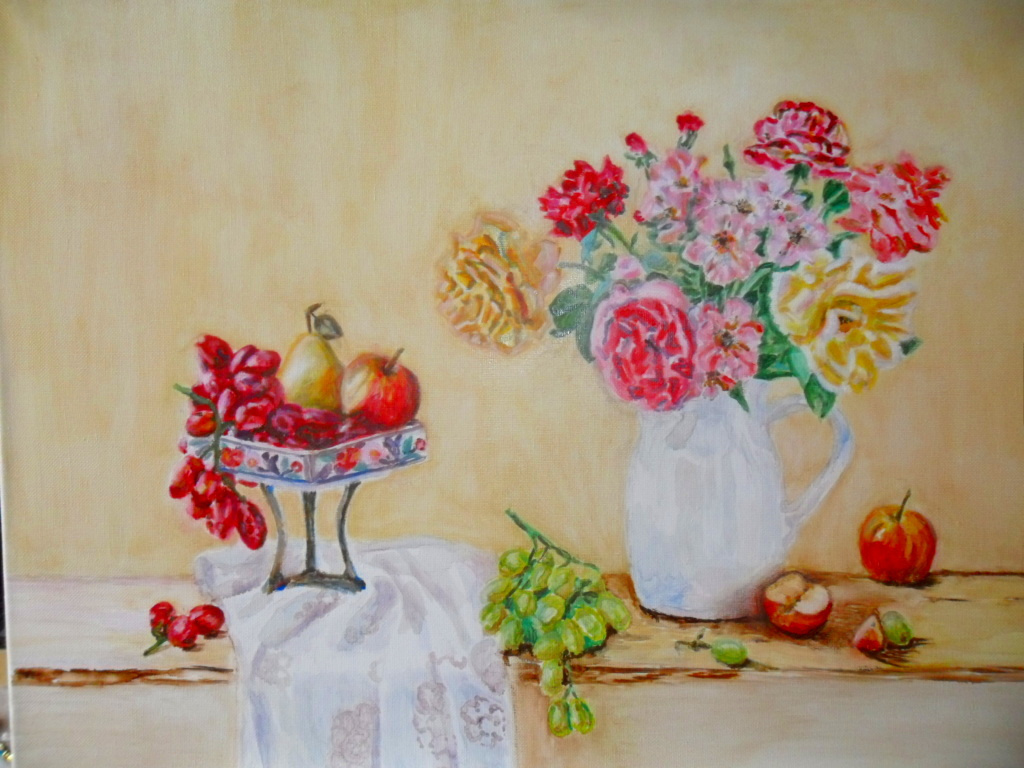 Гульнара Гафарова. Цветы и фрукты