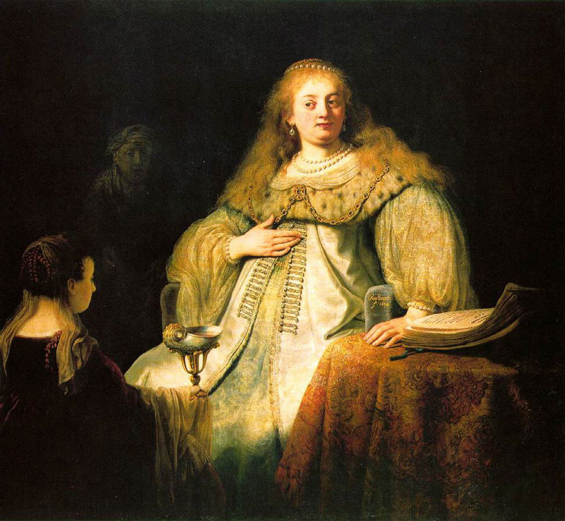 Рембрандт Харменс ван Рейн. Софонисба, принимающая чашу с ядом