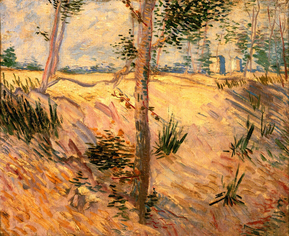 Винсент Ван Гог. Дерево в поле в солнечный день