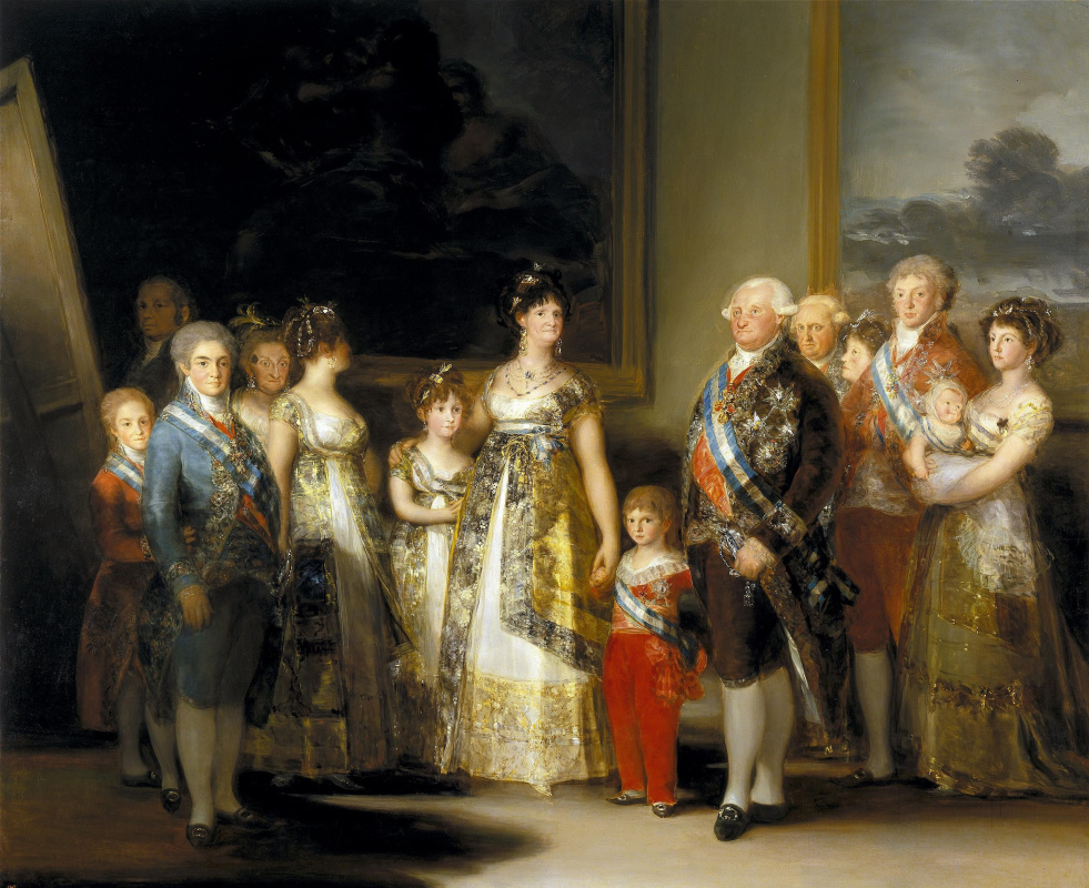 Франсиско Гойя. Король Испании Карл IV и его семья