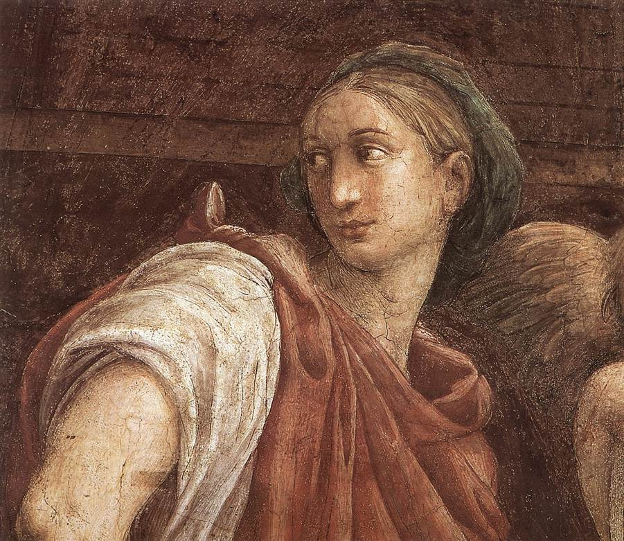Рафаэль Санти. Сибиллы и Пророки. Фреска церкви Санта-Мария делла Паче, Рим. Фрагмент