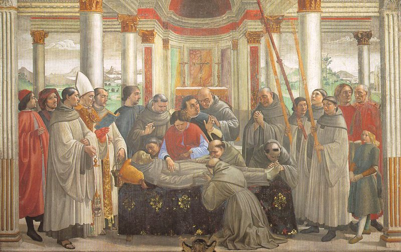 Доменико Гирландайо. Похороны святого Франциска