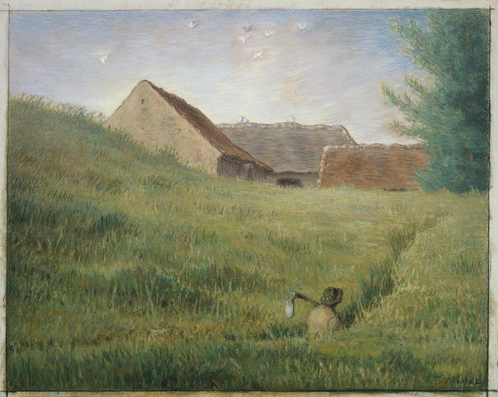Жан-Франсуа Милле. Тропа через пшеничное поле