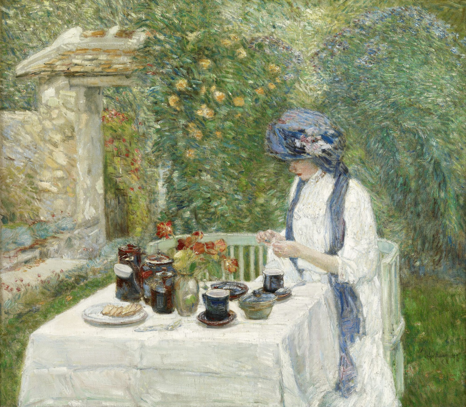 Чайльд Гассам. Чай во французский садике