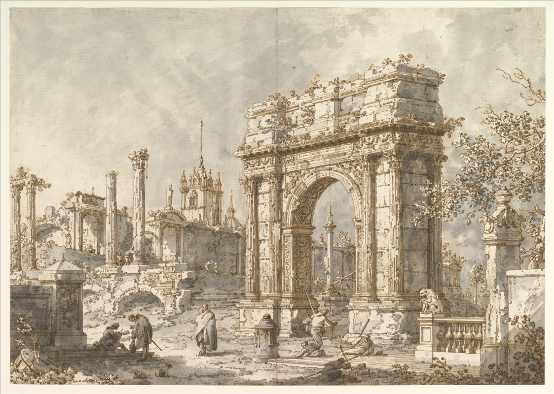 Джованни Антонио Каналь (Каналетто). Триумфальная арка
