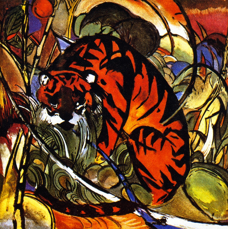 Франц Марк. Тигр в джунглях