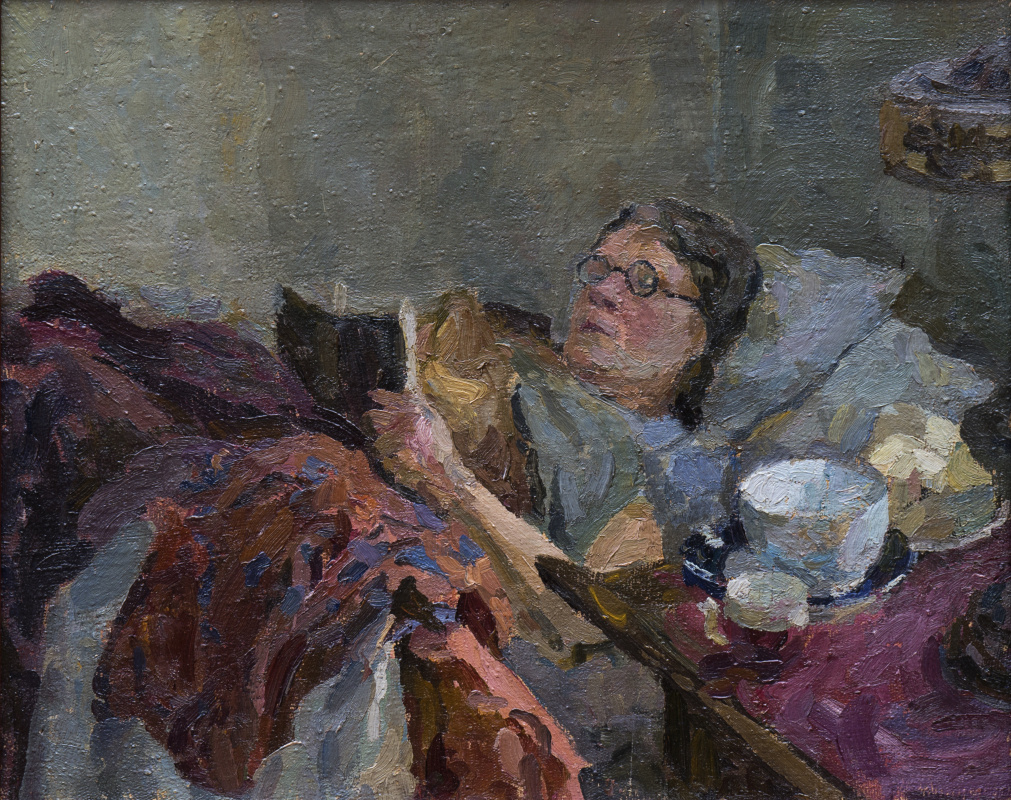 Марк Григорьевич Вайнштейн. Портрет жены художника