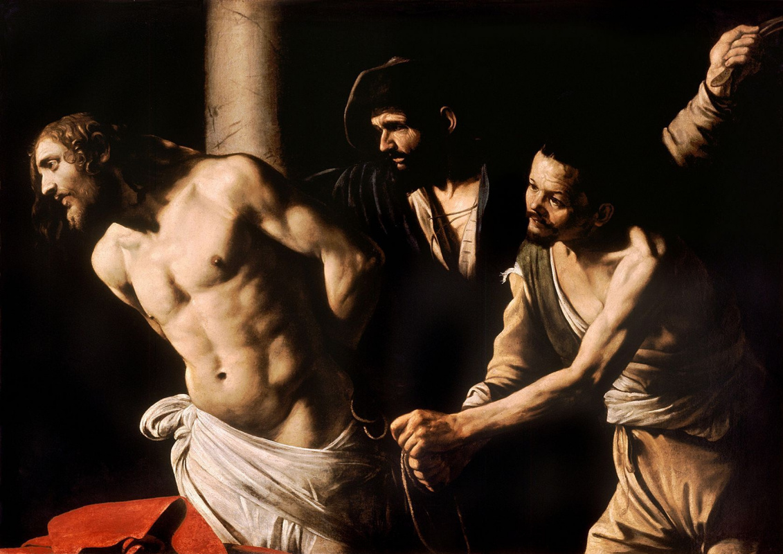 Микеланджело Меризи де Караваджо. Христос у колонны