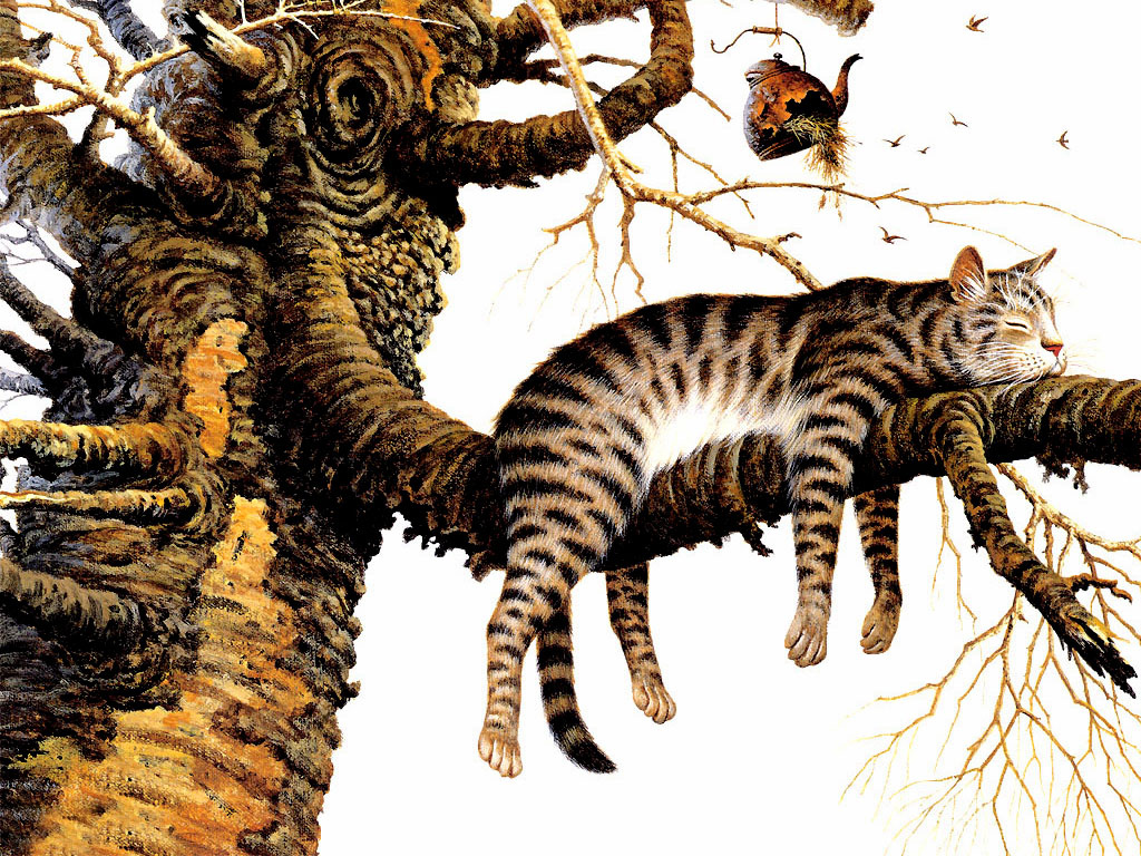 Чарльз Высоцкий. Кот на дереве
