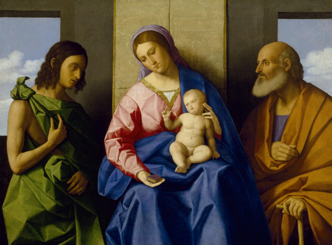 Винченцо Ди Бьяджо Катена. Мадонна с младенцем, Св. Иосифом и Иоанном Крестителем