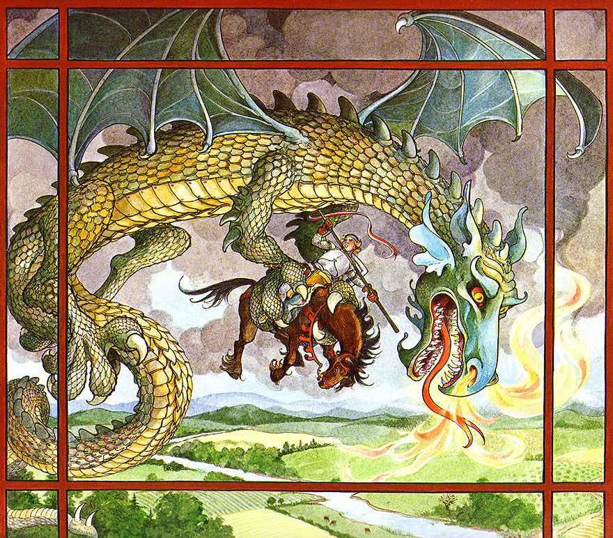 Трина Шарт Хайман. St. George and The Dragon 06