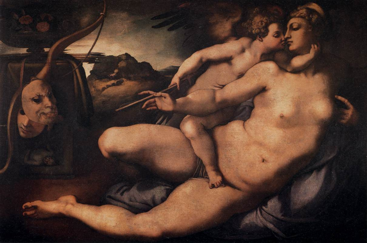 Якопо Понтормо. Венера и Купидон