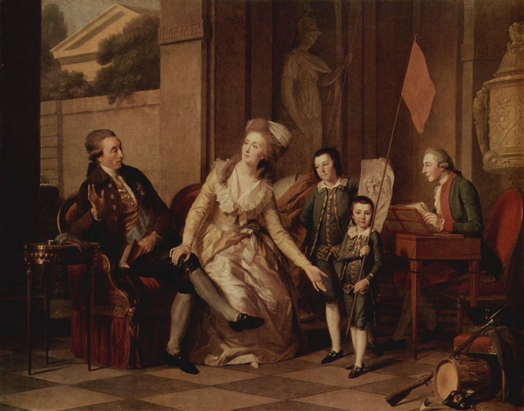 Иоганн Генрих Вильгельм Тишбейн. Семейный портрет княгини Салтыковой