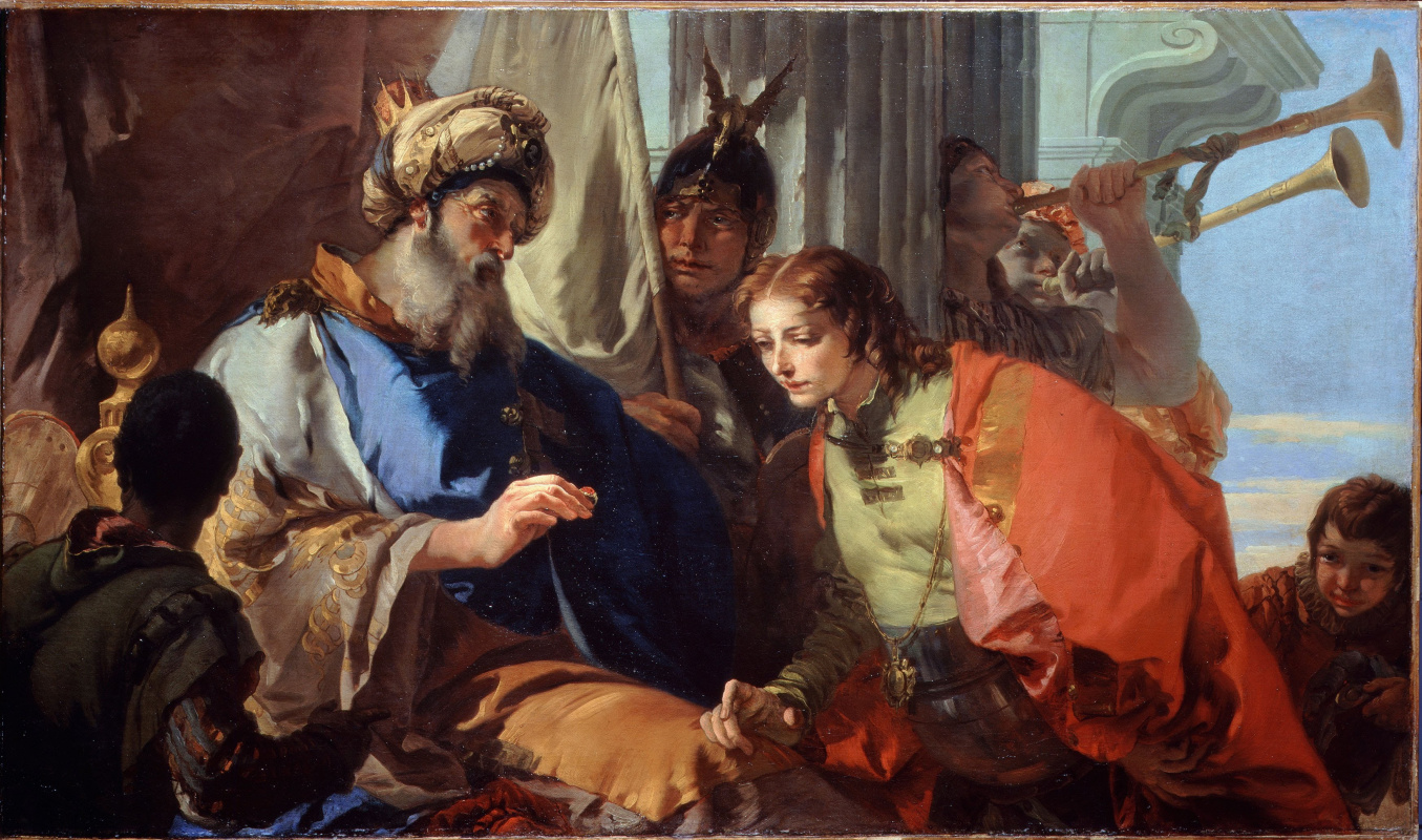 Джованни Баттиста Тьеполо. Иосиф принимает кольцо от фараона