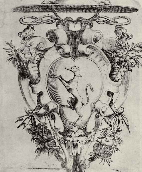 Франческо Бризио. Щит с гербом кардинала Сампьери