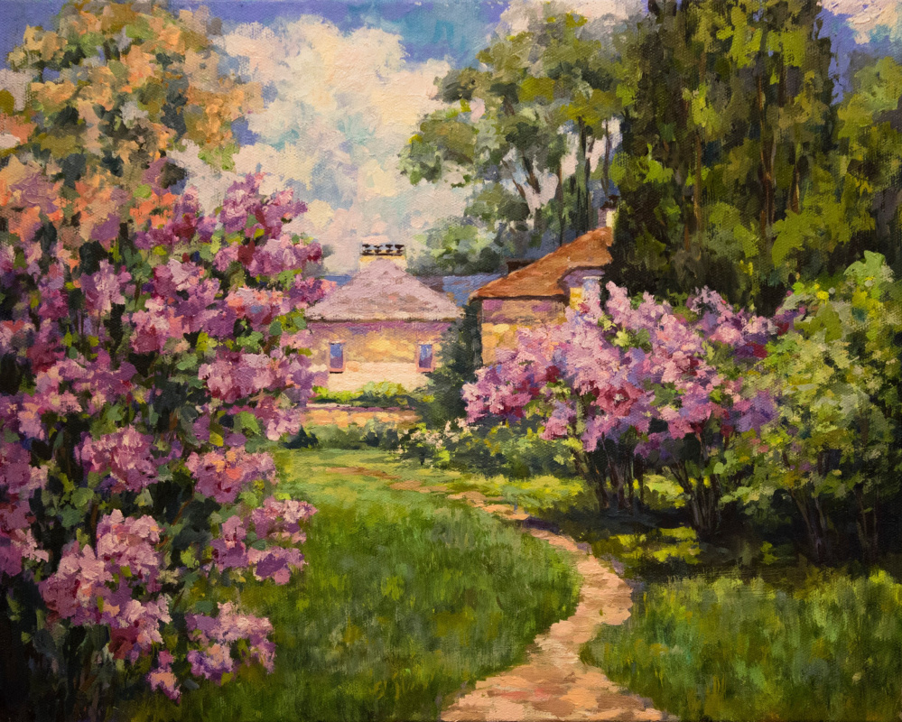 Мила Канеева. Цветущий сад (свободная копия)