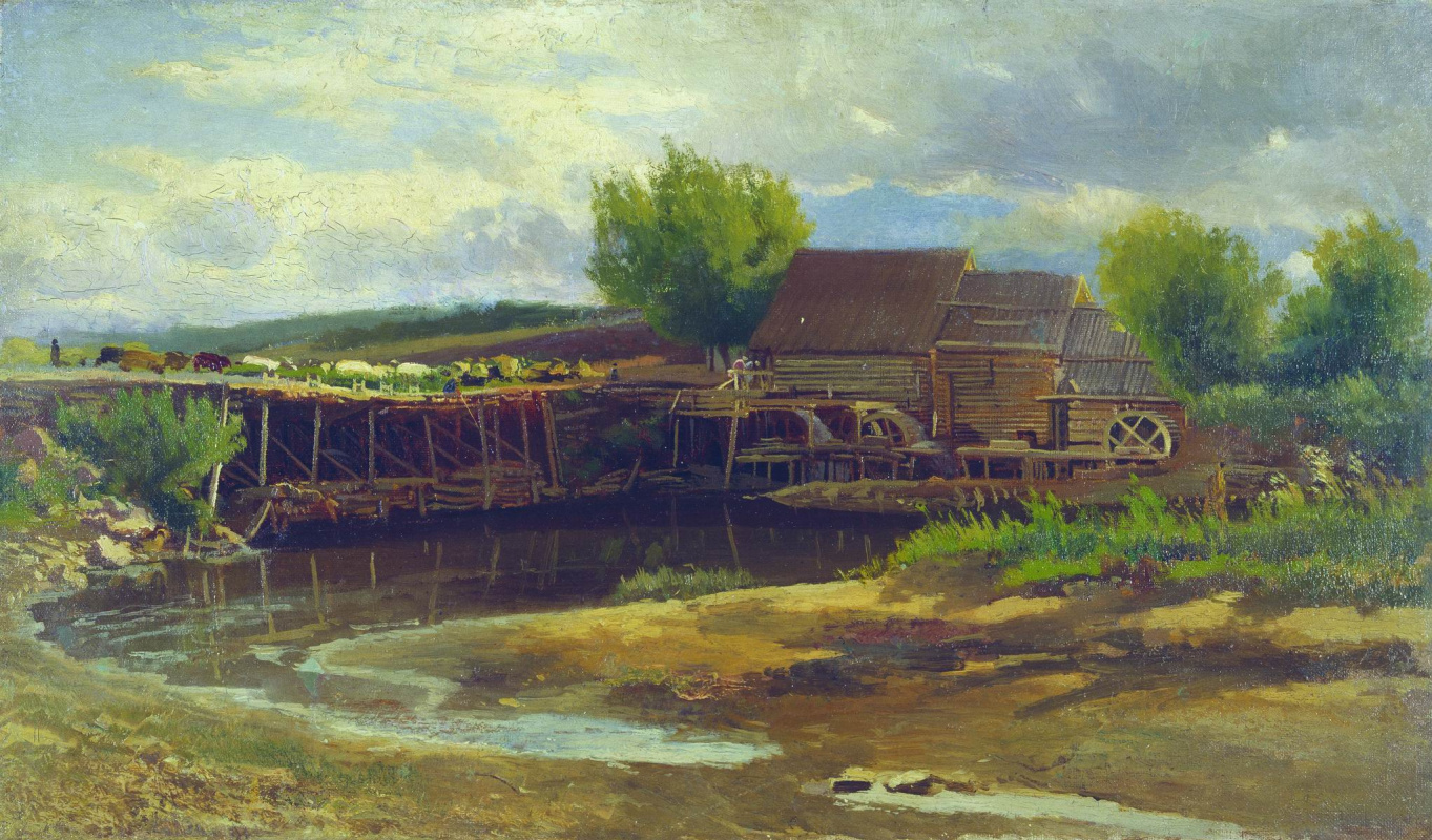 Константин Егорович Маковский. Пейзаж с озером